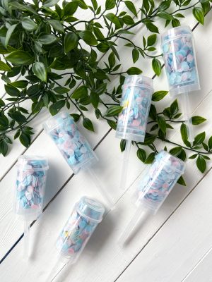 Хлопушка push pop blue & pink 1 шт, 18 см